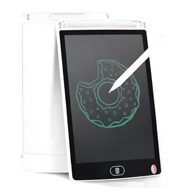 Imagem de Lousa Mágica Tablet Digital Draik 12 Branco com Caneta sem Tinta