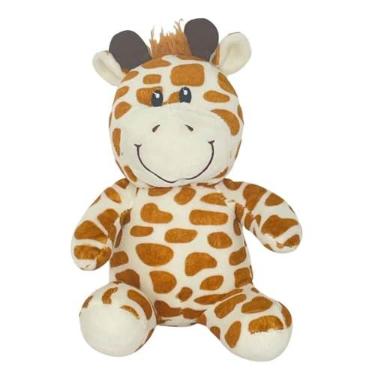 Imagem de Pelúcia Safari 20cm Antialérgica Super Macia Bichinhos Presente Crianças Bebês +2 Meses (Girafa)