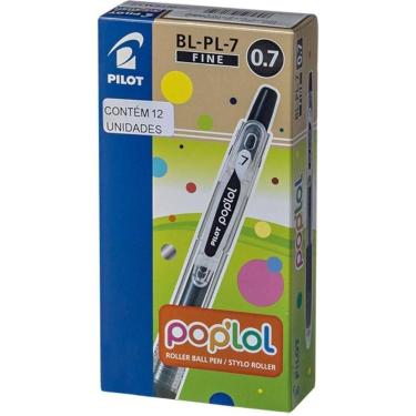 Imagem de Caneta Retratil Emborrachada BL-PL-7 POP LOL 0.7MM Azul - Pilot