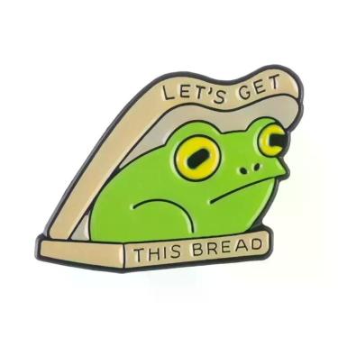 Imagem de Broches De Metal Redondos Personalizados Com Dizeres Engraçados De Ani