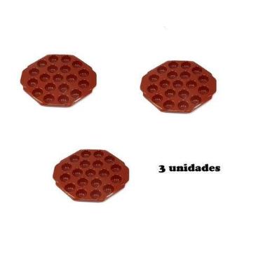 Imagem de Kit com 03 unidades de Provolonera com 19 Cavidades