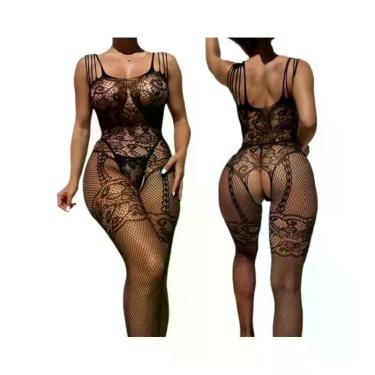 Imagem de Lingerie De Rede Transparente Sem Costura, Body Sexy Ultra Quente - PC