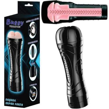 Imagem de Masturbador Ânus Lanterna Cyberskin com vibro - Sexshop
