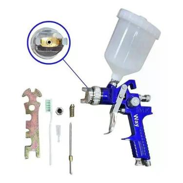 Imagem de Super Pistola Pintura Gravidade 1,4mm Revolver Pintura 600ml - Importw