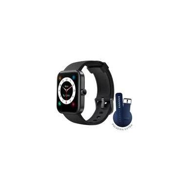 Imagem de SmartWatch KaBuM! smart 700, Preto, Pulseira Extra Azul Escuro, Compatível IoT Alexa - KBSAC003
