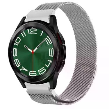 Imagem de Pulseira com Fecho Imã em Aço Inoxidável Para Watch6 47mm - Tech King,