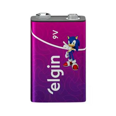 Imagem de Bateria Recarregavel 9v Elgin 250mah Original 9 Volts