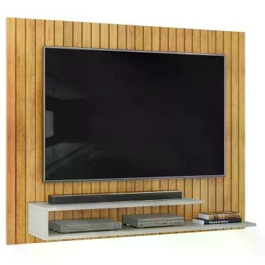 Imagem de Painel para TV Ripe Cedro Bali 134,5CM MDF-MDP Amadeirado DJ Móveis