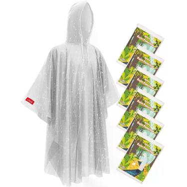 Imagem de Ponchos de chuva Hitituto descartáveis extra longos impermeáveis