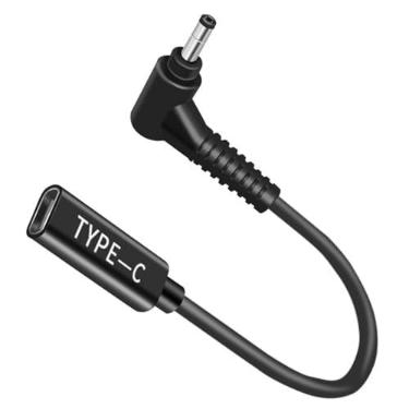 Imagem de Adaptador macho de 100 W 4,0 x 1,7 mm para cabo USB C fêmea, 4,0 x 1,7 mm para adaptador USB C 20 V, adaptador CC 4,0 x 1,7 mm para adaptador USB C feito para Lenovo Ideapad Yoga Laptop Series