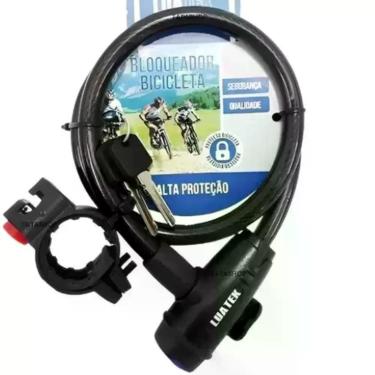 Imagem de Cadeado de Cabo com Chave para Segurança - ATENA