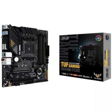 Imagem de Placa-Mãe Asus TUF Gaming B550M-PLUS, AMD AM4, mATX , DDR4, M.2, Aura para fita RGB - 90MB14A0-C1BAY0