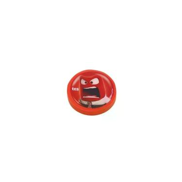 Imagem de Borracha Tris Top Divertidamente Raiva com Textura Macia Livre de PVC Ideal para Apagar Grafite 1 Unidade Vermelho