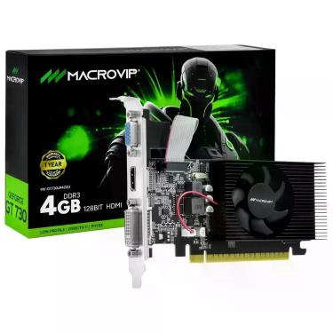 Imagem de Placa de Vídeo VGA PCI-Express EVGA GeForce GT 730 4GB 128 Bits - Dese