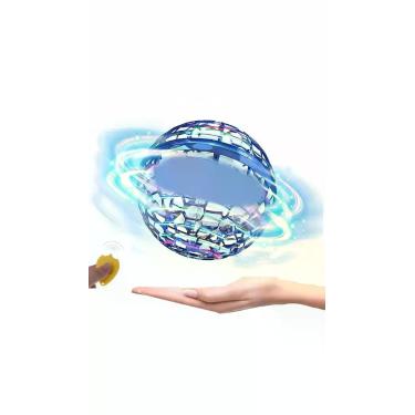 Imagem de Brinquedo Mini Drone Spinner Fidget Ufo Voador Led Sens Azul - Congrat