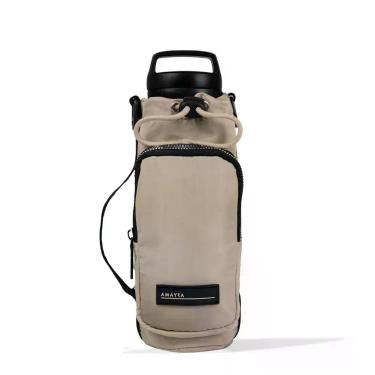 Imagem de Porta-Garrafa com Bolso Frontal com Zíper Amayra, Camel