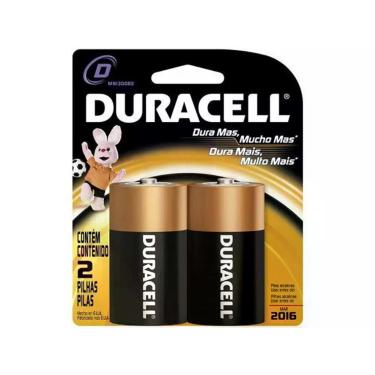 Imagem de Pilha Alcalina D 1200mnAh 2 Unidades - Duracell