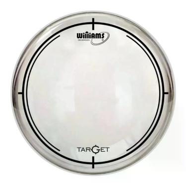 Imagem de Pele para Bateria Tom Target W2 12 Polegadas com Ataque Definido e Sustentação Equilibrada Target