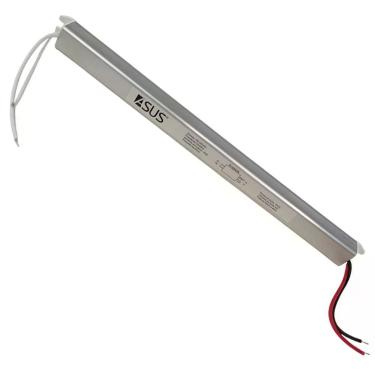 Imagem de Fonte Slim 48w 12v 4a Drive Bivolt Perfil Fita Led Multiuso Luminaria Lustre Luzes