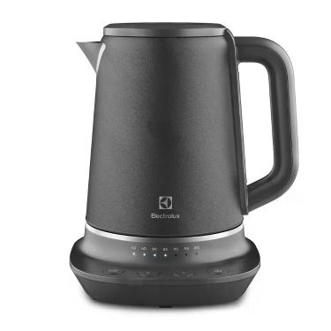 Imagem de Chaleira Elétrica Electrolux 1,7L Inox Preta Expert com Tecnologia PerfectSense (EKP70) 127V