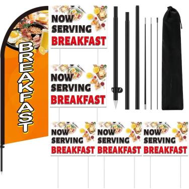 Imagem de Kit de Mastro para Bandeira Decorativa Hahafelt para Café da Manhã 213