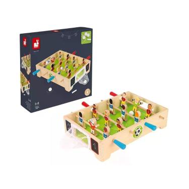 Imagem de Mini Mesa de Pebolim Janod Campeões de Madeira, Colorido