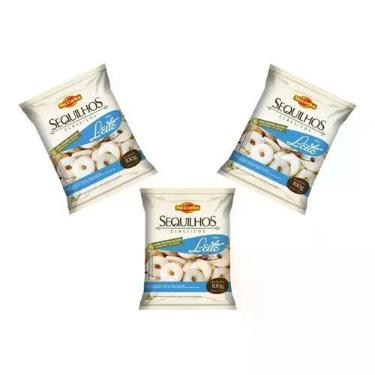 Imagem de Kit 10 Sequilhos Leite Sem Lactose E Sem Glúten 100g Nazinha