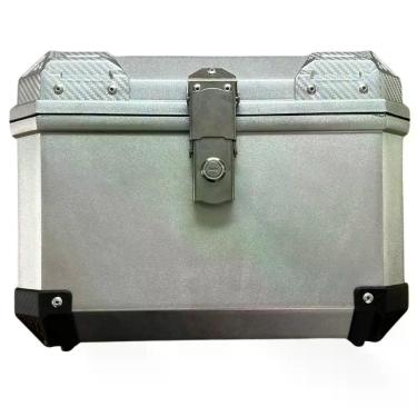 Imagem de Bau Bauleto Plastico 45 Litros Com Alça Universal Capacete Capa De Chu