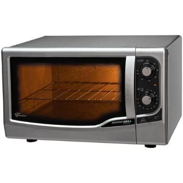 Imagem de Forno Elétrico Fischer Gourmet Grill Bancada 44L INOX 127V, Prata, 110