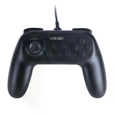 Imagem de Controle Para Nintendo Switch Com Fio Usb Modelo Ns Preto - Vinik
