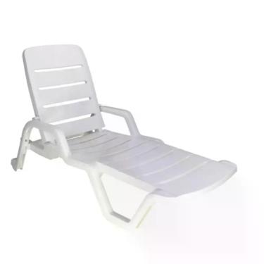 Imagem de Espreguiçadeira Tramontina Leblon Branco