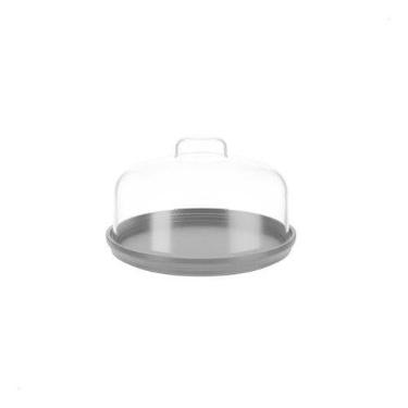 Imagem de Porta Queijo Minas 14,5x9 cm Queijeira com Cúpula Transparente Livre d