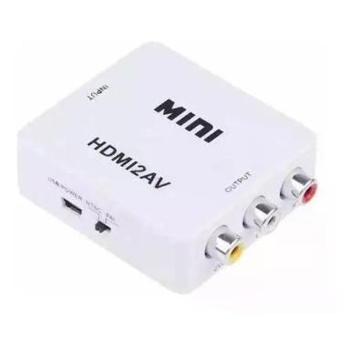Imagem de Mini Conversor Composto Entrada Converter Hdmi X Av Rca Nf, 1090p