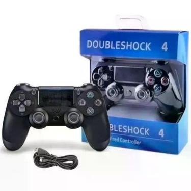 Imagem de Joystick Preto Fio Computador E Videogame Bom Ter Em Casa - Atena