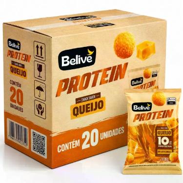 Imagem de Kit 20 Snack Queijo 10g Proteína s/ Glúten BELIVE 35g