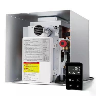 Imagem de Aquecedor de Água Orbek 60.000 BTU a Propano 12 V com Controle Remoto