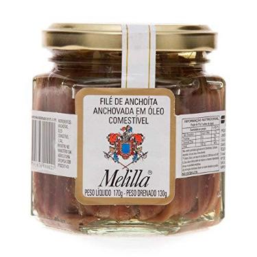 Imagem de Filé De Anchovas Argentino Melilla (aliche) Vidro 170g