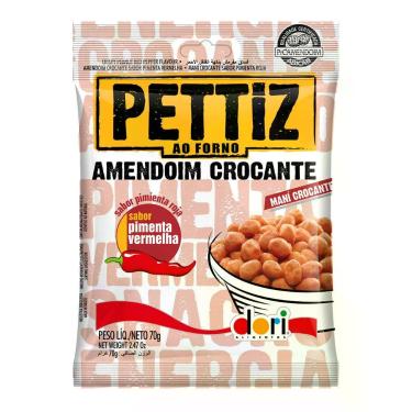 Imagem de Amendoim Pettiz Crocante Pimenta Vermelha 70g