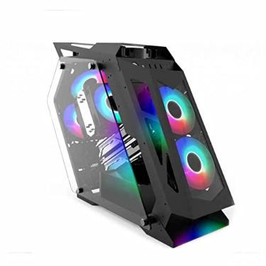 Imagem de Gabinete Gamer Pixxo Lks06s Preto Lateral Vidro