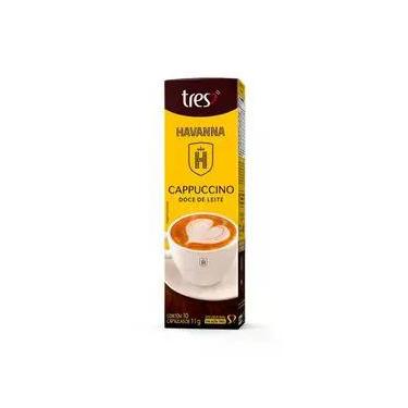 Imagem de Café Três Corações Cappuccino Doce de Leite Havanna em cápsula 10 unidades