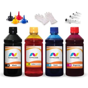 Imagem de Kit 4 Tinta Para Canon iP8710 PGI-150 e CLI-151 500ml Linha Platinum -