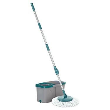 Imagem de Mop Giratório Duas Águas, Balde 3 Litros com Cesto Plastic, MOP7504, Flash Limp - PP Verde