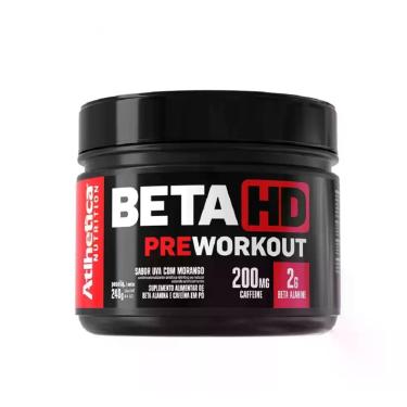 Imagem de Beta HD Pre Workout (240g) - Sabor: Uva com Morango - Atlhetica Nutrit