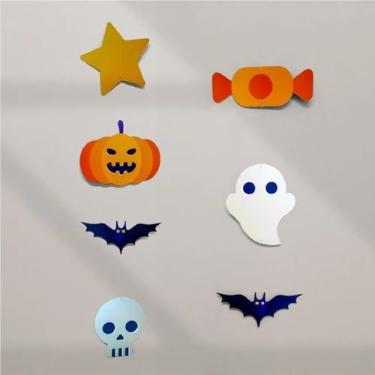 Imagem de Enfeite de Festa Dia das Bruxas Mobile Halloween 2 peças p/teto