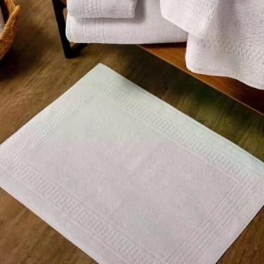 Imagem de Toalha de Piso Hotel Deluxe Algodão 50x68CM 1 Peça Branco Appel Home