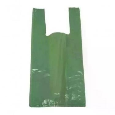 Imagem de Sacola Plástica Reciclada Sacola Reciclada 35x45 5KG Reforçada Pacote com 5KG Transparente Higipack