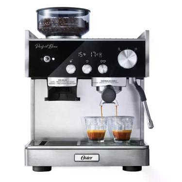 Imagem de Cafeteira Espresso Elétrica Oster Perfect Brew Máxima BVSTEM7400-017 com Thermoblock Duplo