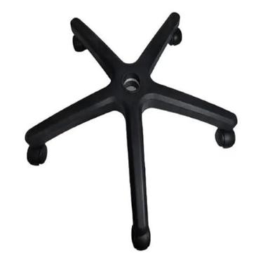 Imagem de Base Estrela com Rodinhas para Cadeira Gamer/Diretor/Presidente – Estrutura Reforçada e Mobilidade Suave - Escritex