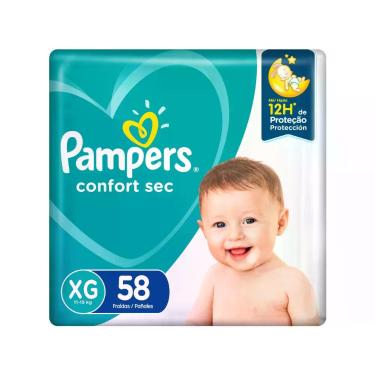 Imagem de Fralda Pampers Confort Sec XG 58 unidades