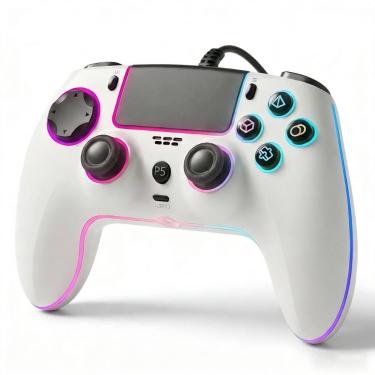 Imagem de Controle de Vídeo Game GUOC com Fio PS5/PS4 PC RGB